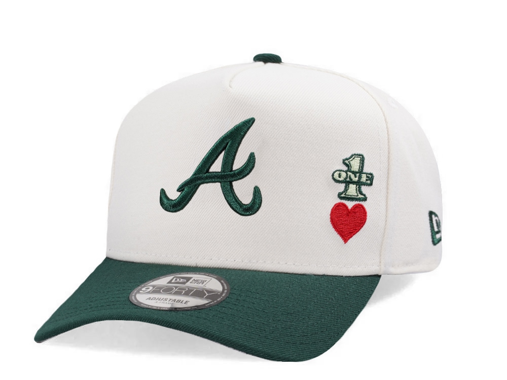 New Era Atlanta Braves 30th Anniversary Dollar Chrome Two Tone Edition 9Forty A Frame Snapback Hat