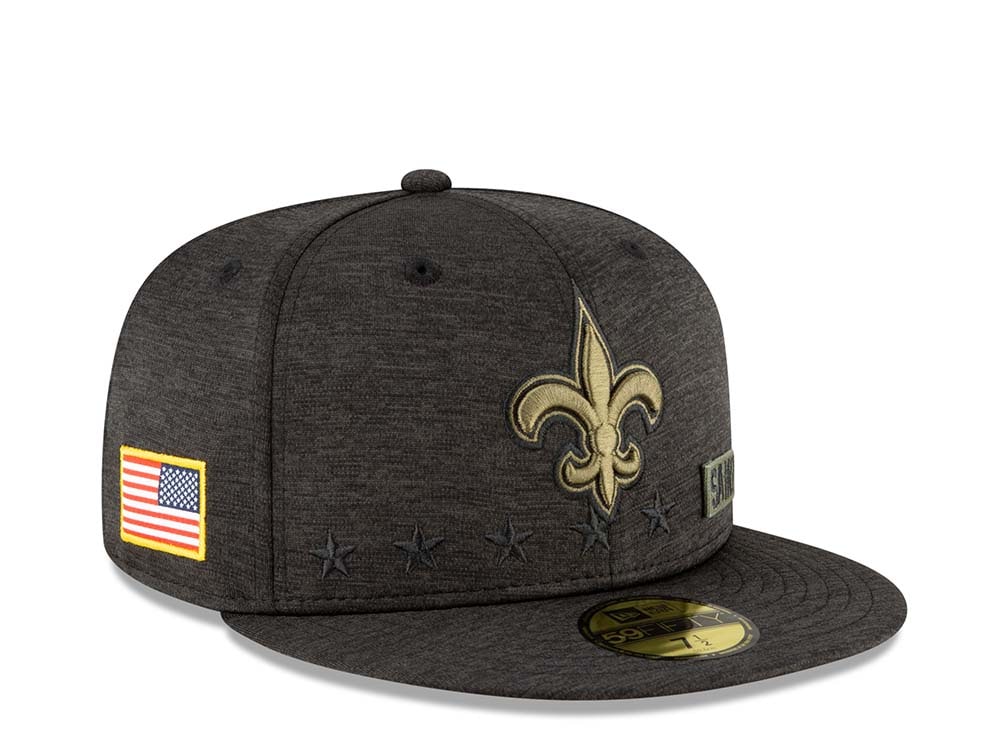 New Era New Orleans Saints Salute to Service 2020 Fitted 59Fifty Hat