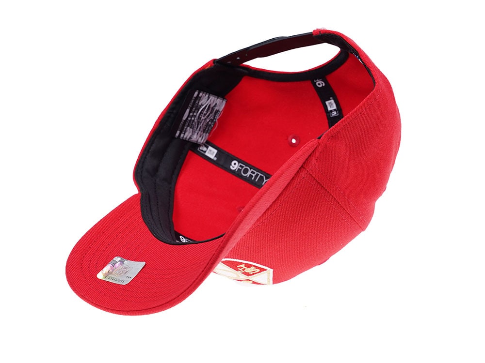 New Era New San Francisco 49ers Curved Red Edition 9Forty Snapback Hat