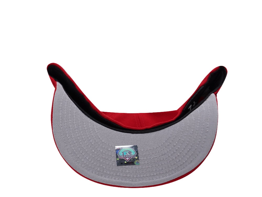 New Era Northwestern Arkansas Growlin' Chickens Scarlet Prime Edition 59Fifty Fitted Hat