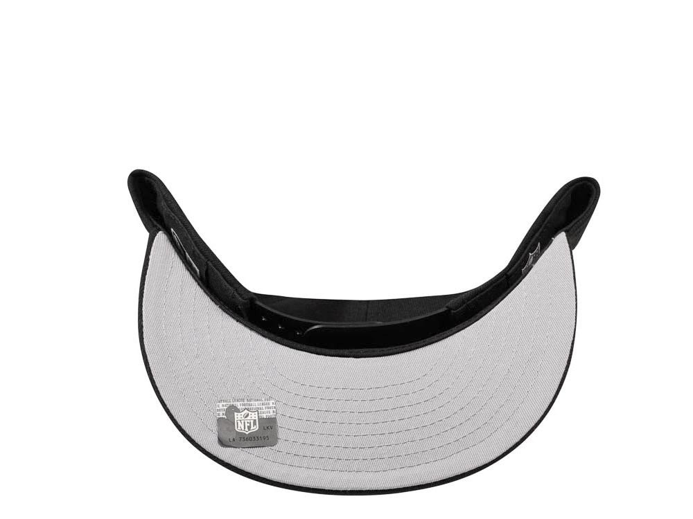 New Era Seattle Seahawks Black & White Snapback 9Fifty Hat