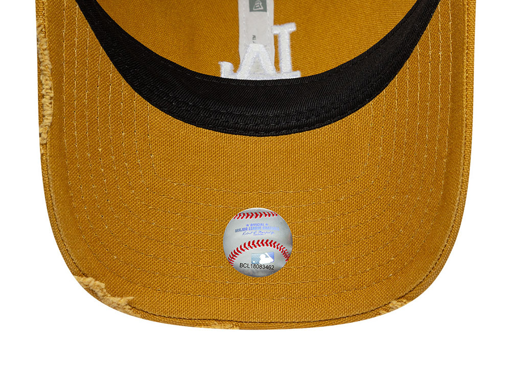 New Era Los Angeles Dodgers Cotton Canvas 9Twenty Trucker Strapback Hat