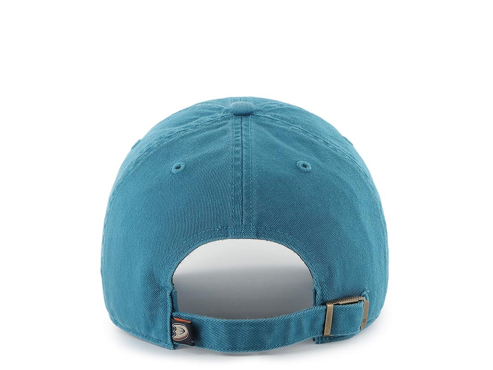 47Brand Anaheim Ducks Teal Clean up Strapback Hat