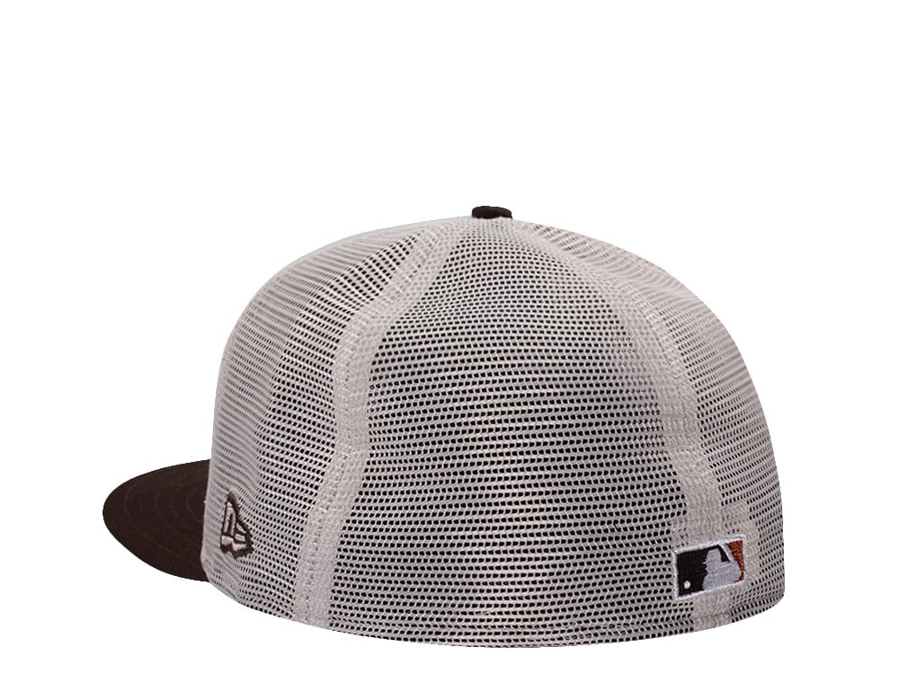 New Era Houston Astros 40th Anniversary Stone Two Tone Edition 59Fifty Trucker Fitted Hat