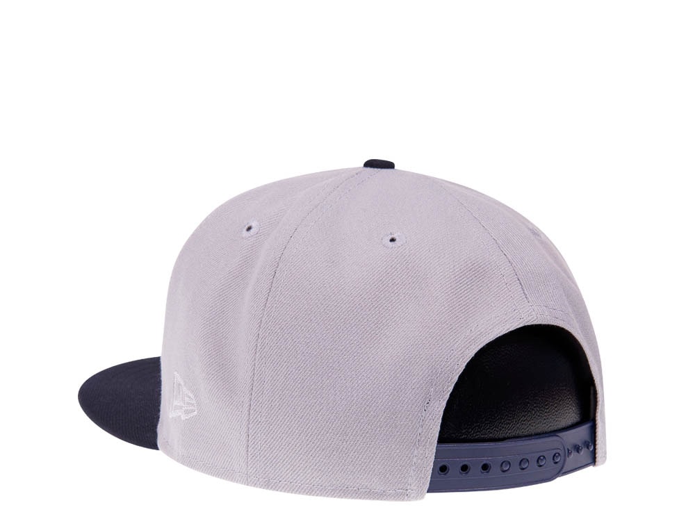 New Era Brooklyn Nets Bridge Gray Navy Edition 9Fifty Snapback Hat