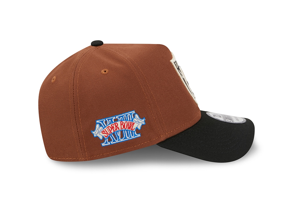 New Era Las Vegas Raiders Super Bowl XVIII Harvest Two Tone 9Forty A Frame Snapback Hat