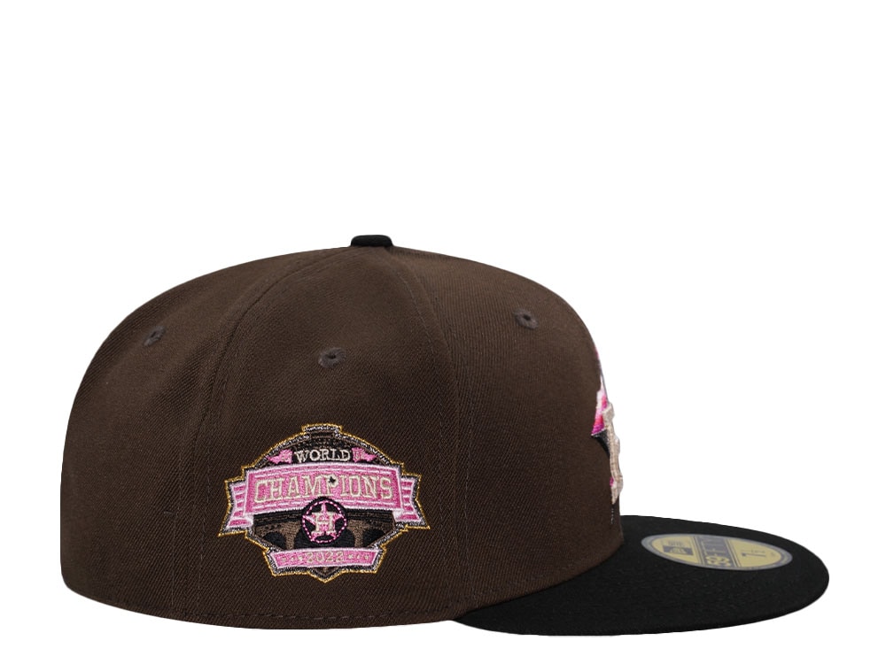 New Era Houston Astros World Series Champions 2022 Walnut Two Tone Edition 59Fifty Fitted Hat