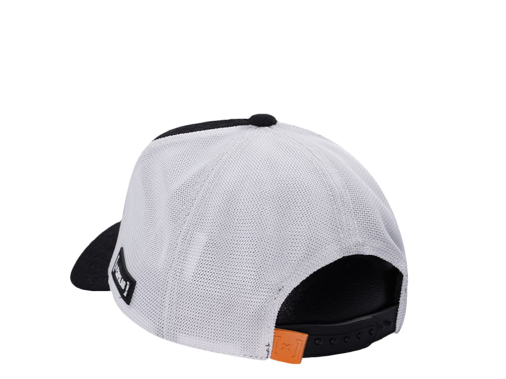 Capslab Looney Tunes Daffy Duck Black Trucker Snapback Hat