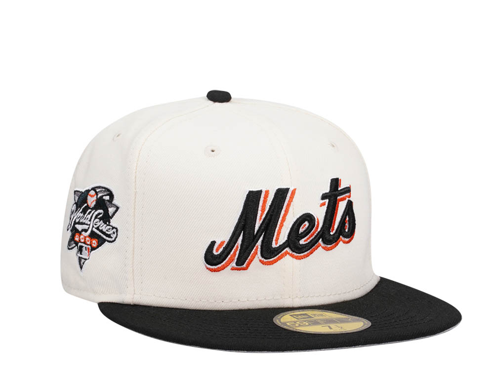 New Era New York Mets World Series 2000 Black Chrome Two Tone 