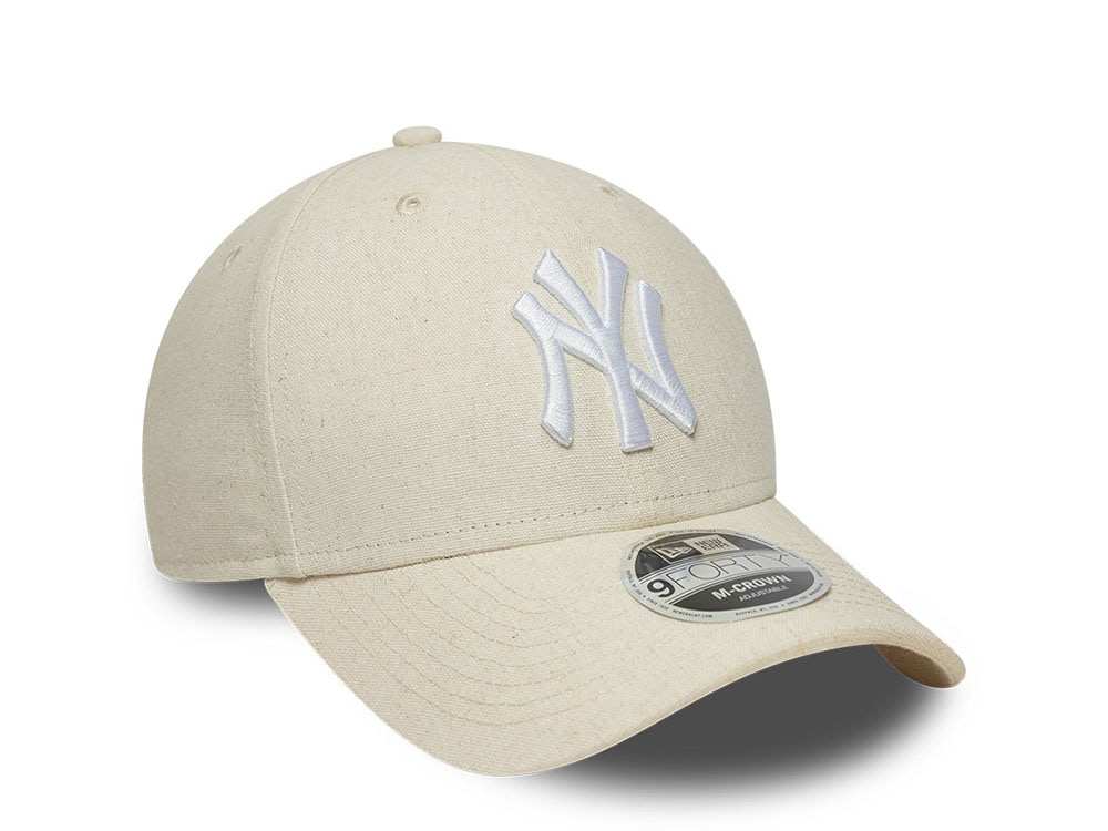 New Era New York Yankees Linen Stone Edition 9Forty M Crown Snapback Hat