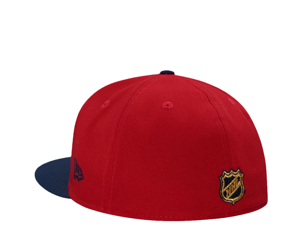 New Era Washington Capitals All Time Goals Ovechkin Red Two Tone Edition 59Fifty Fitted Hat