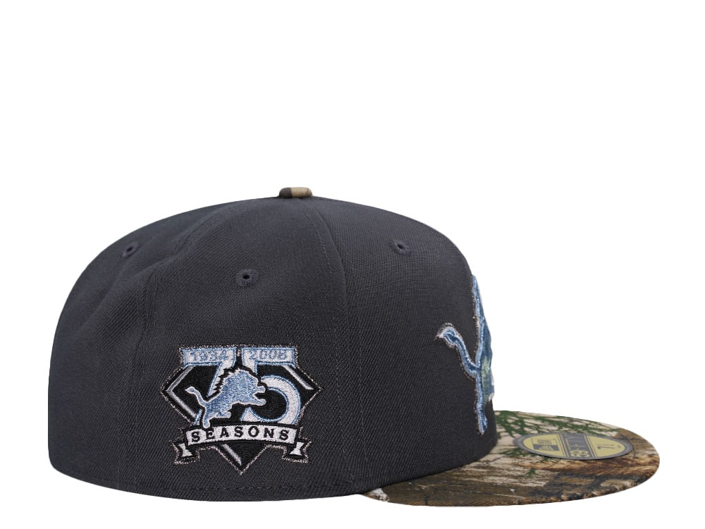 New Era Detroit Lions 75 Seasons Team Realtree Prime Edition 59Fifty Fitted Hat