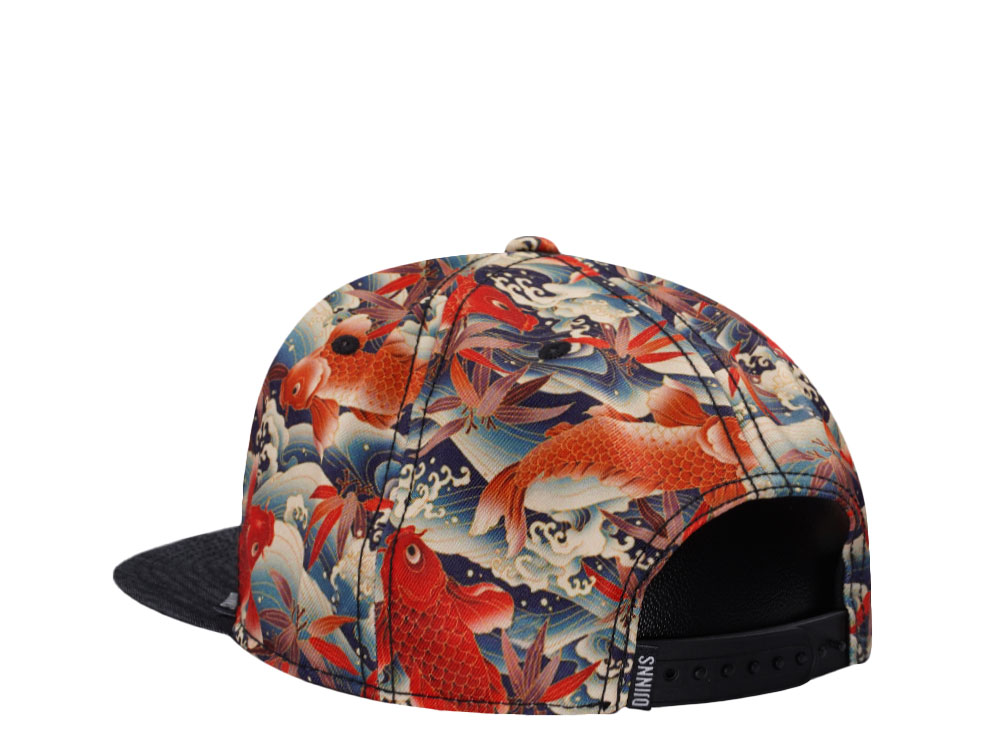 Djinns Koi Linen 6 Panel Snapback Hat