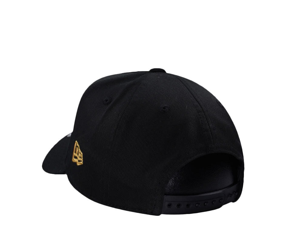 New Era San Francisco 49ers Black Gold Edition 9Forty A Frame Snapback Hat