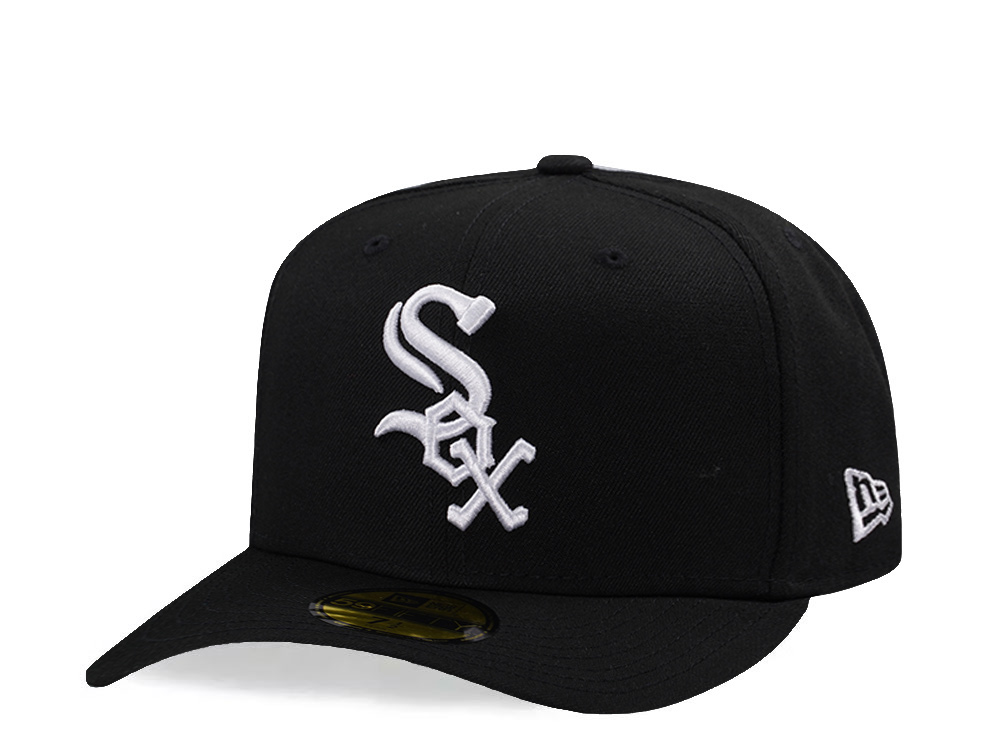 New Era Chicago White Sox Black Prime Edition 59Fifty Pre Curved Fitted Hat