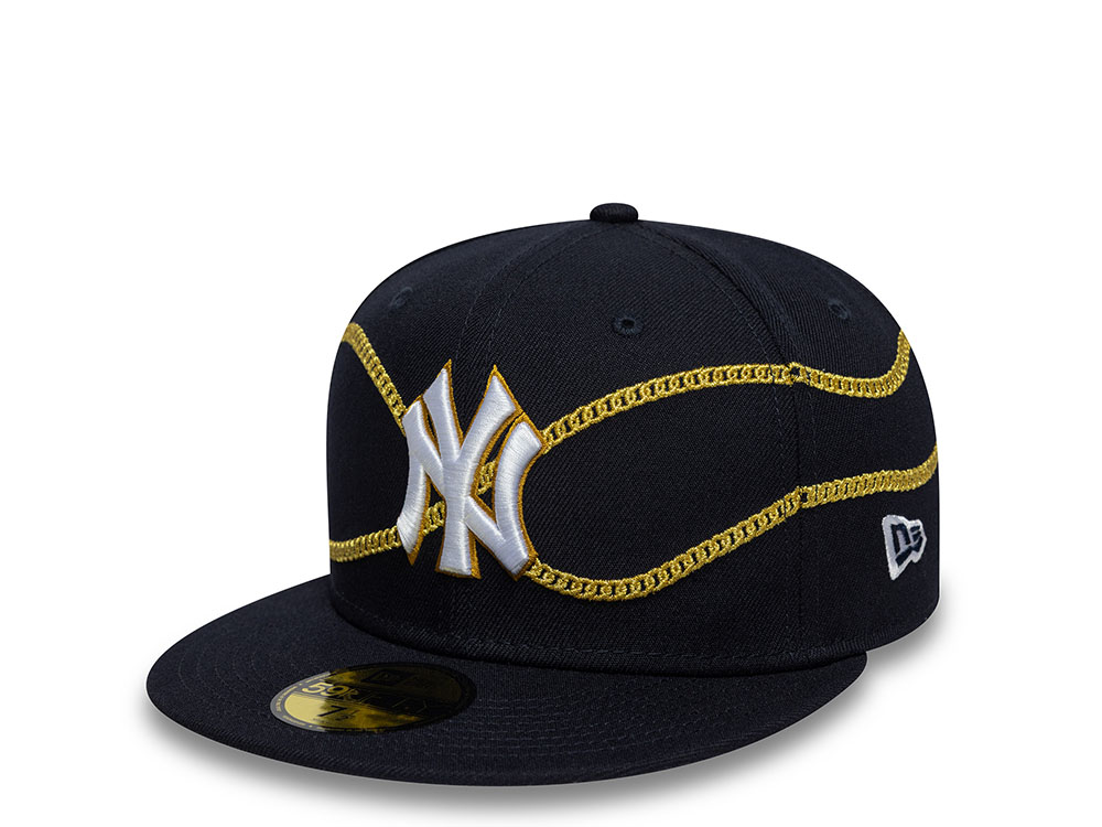 New Era New York Yankees Chain Wrap Navy Edition 59Fifty Fitted Hat