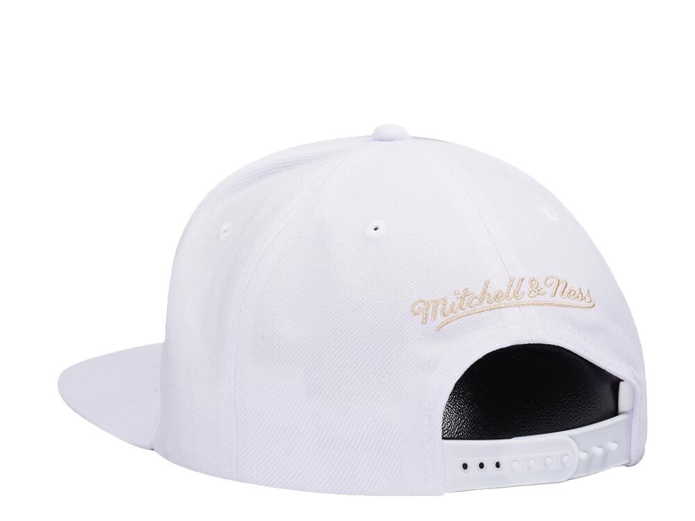 Mitchell & Ness San Antonio Spurs 40th Anniversary Winter White Hardwood Classic Snapback Hat