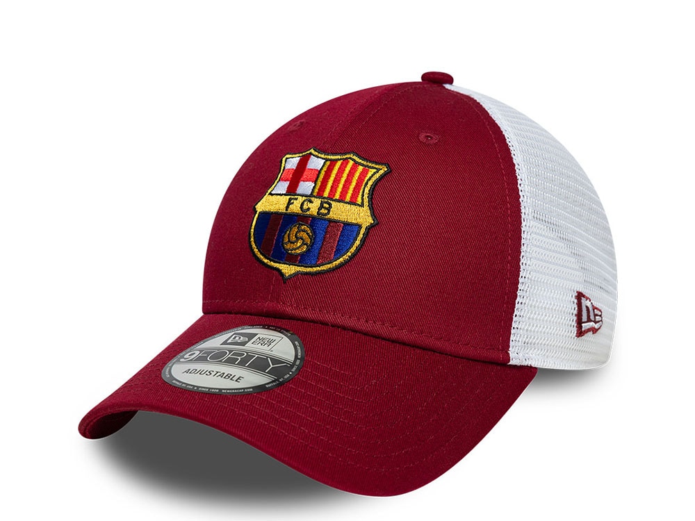 New Era Barcelona Fc The League 9Forty Trucker Strapback Hat