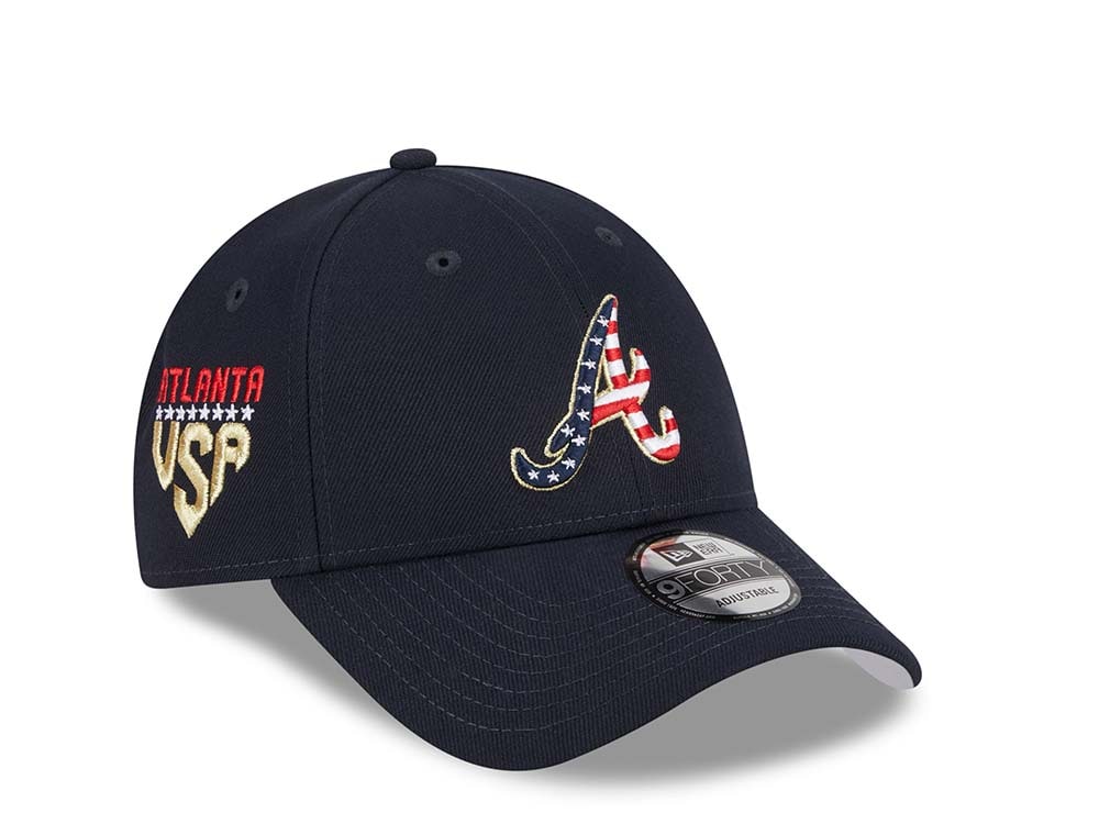 New Era Atlanta Braves 4th of July 23 9Forty Stretch Snapback Hat