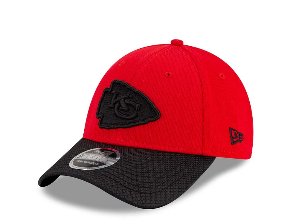 New Era Kansas City Chiefs Road Sideline 9Forty Stretch Snapback Hat