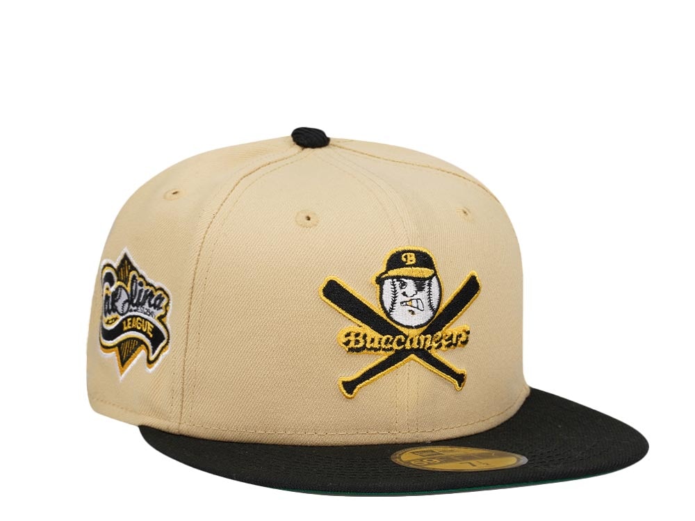New Era Salem Buccaneers Vegas Gold Two Tone Throwback Edition 59Fifty Fitted Hat