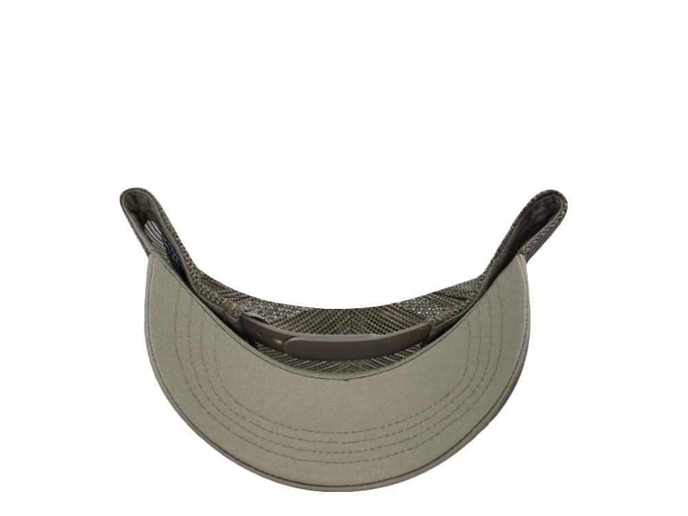 Von Dutch Oval Patch Olive Trucker Snapback Hat