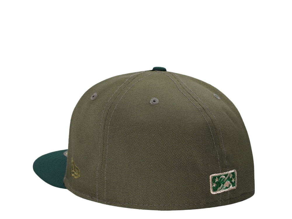 New Era Rancho Cucamonga Quakes All Star Game 2015 Sneaky Olive Two Tone Edition 59Fifty Fitted Hat