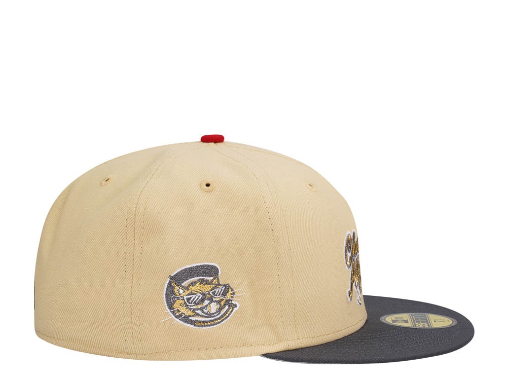 New Era Charleston Alley Cats Vegas Gold Prime Two Tone Edition 59Fifty Fitted Hat