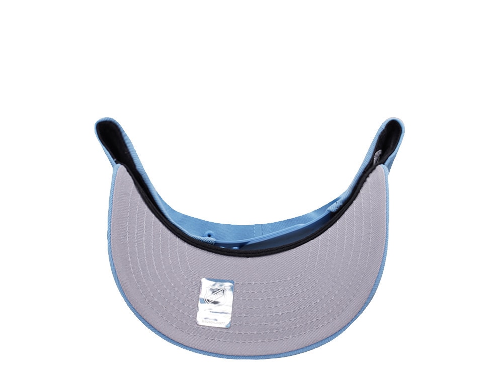 New Era Utah Mammoth Inaugural Season Sky Blue Prime Edition 9Fifty A Frame Snapback Hat