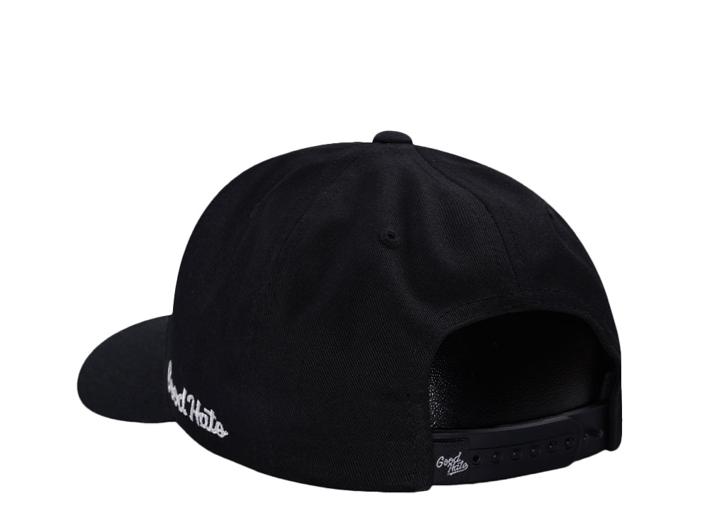 Good Hats Panda Black Snapback Hat