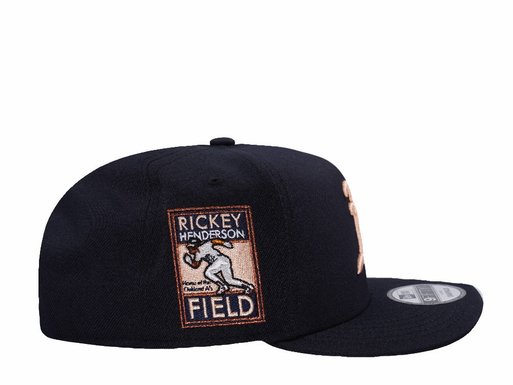 New Era Oakland Athletics Rickey Henderson Navy Prime Edition 9Fifty A Frame Snapback Hat
