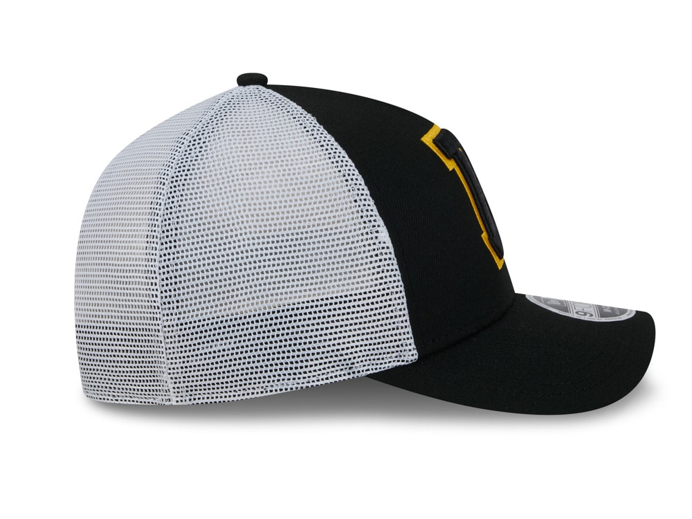 New Era Boston Bruins Official Team Color Edition 9Forty M Crown A Frame Trucker Snapback Hat