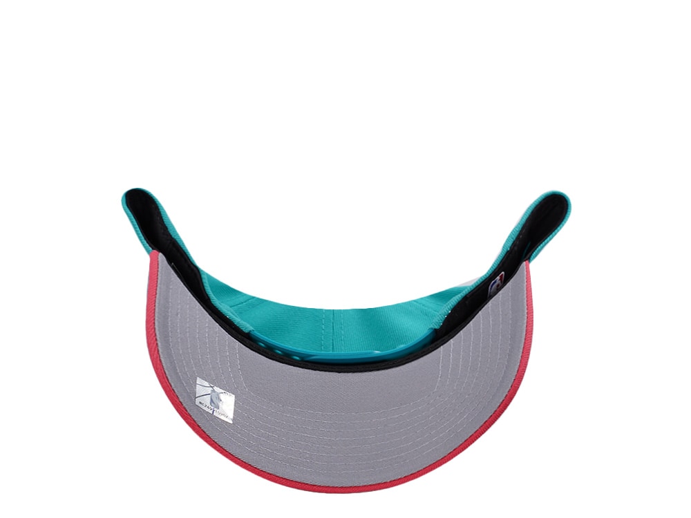 New Era Miami Heat Coral Two Tone Edition 9Forty A Frame Snapback Hat
