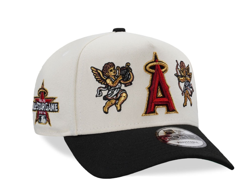 New Era Anaheim Angels All Star Game 2010 Cupid Chrome Two Tone Edition 9Forty A Frame Snapback Hat