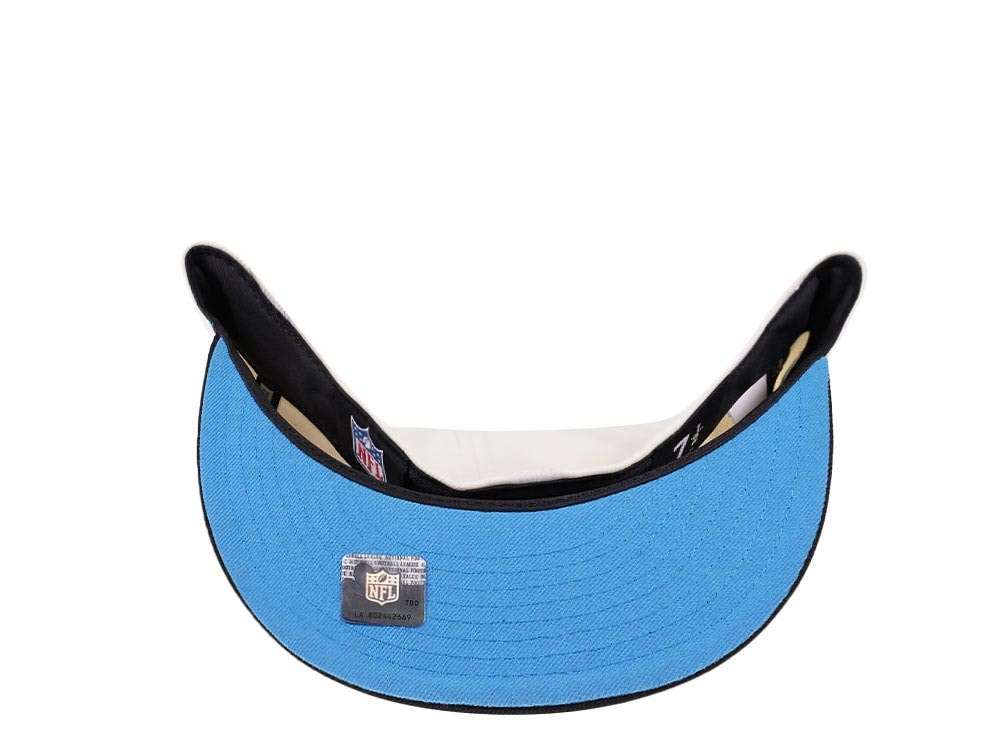 New Era Los Angeles Chargers 50th Anniversary Cream Dome Edition 59Fifty Fitted Hat