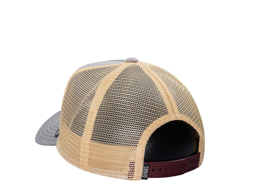 Djinns Lazy Sunday Coffee Club Gray Trucker Snapback Hat