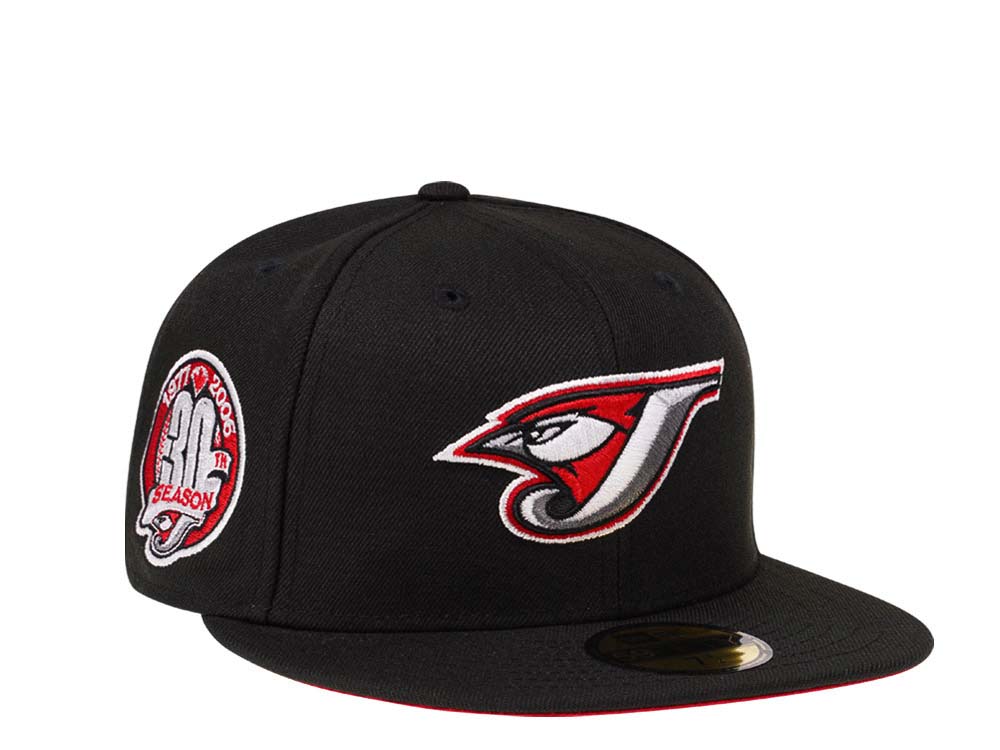 New Era Toronto Blue Jays 30th Season Black and Red Edition 59Fifty Fitted Hat
