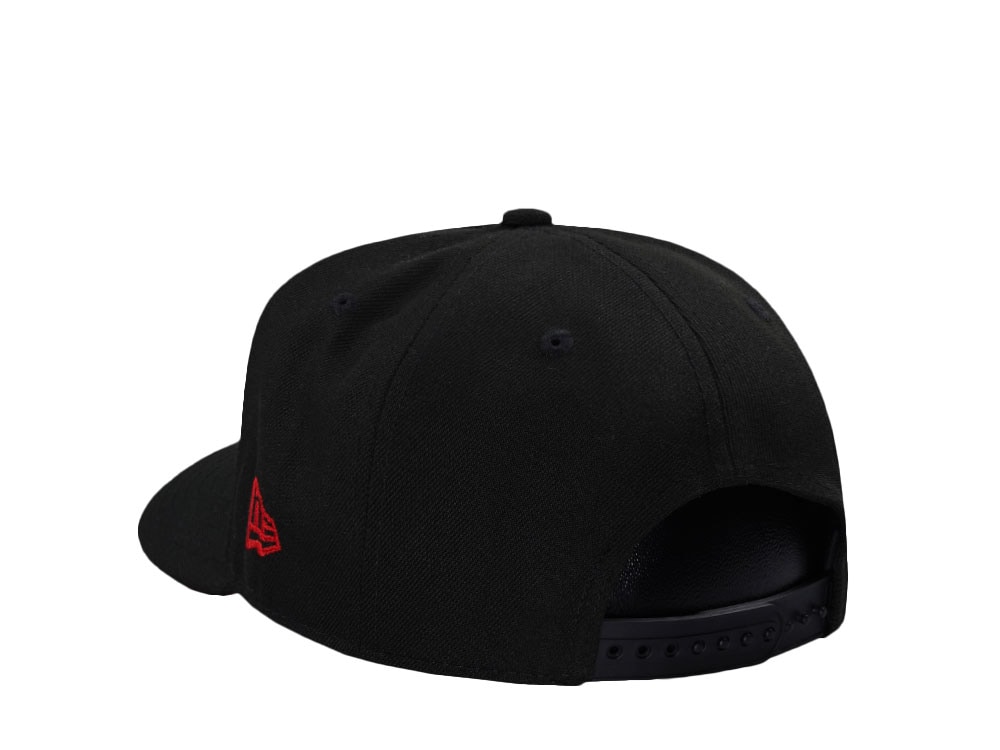 New Era Houston Astros Inaugural Season 2000 Black and Red Edition 9Fifty A Frame Snapback Hat