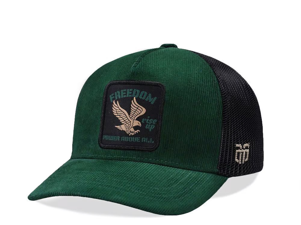 Parallel Union Freedom Eagle Dark Green Edition Trucker Snapback Hat