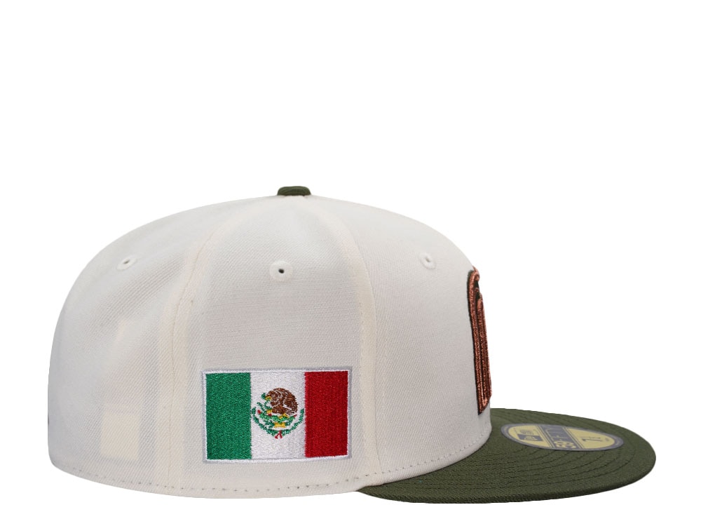 New Era Wbc Mexico World Baseball Classic Chrome Two Tone Edition 59Fifty Fitted Hat