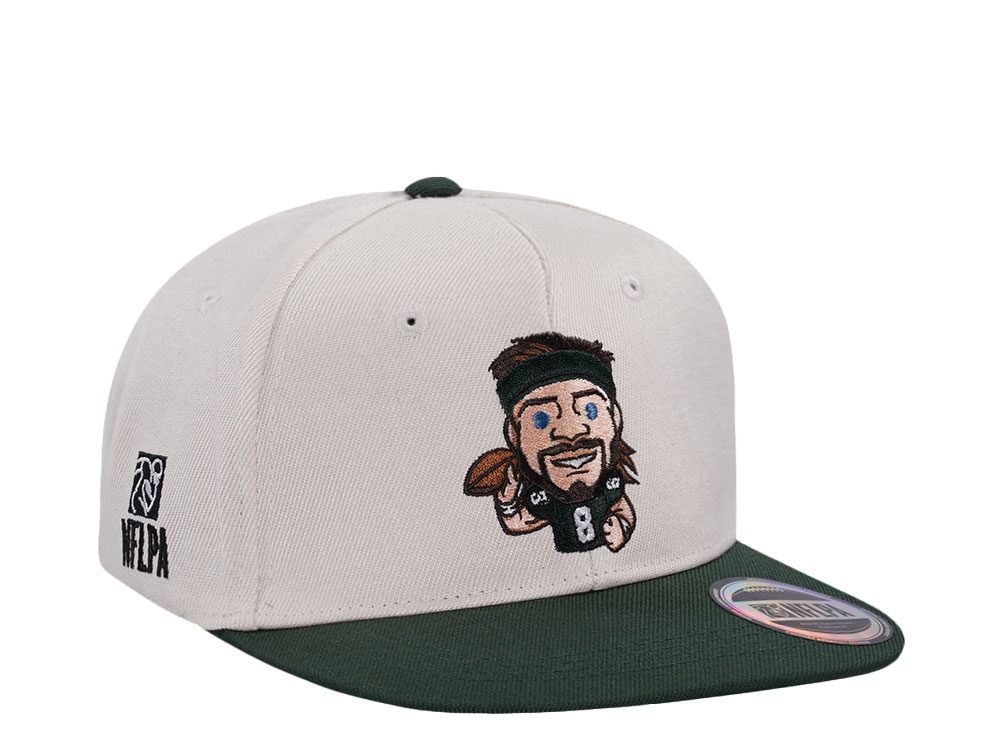 Great Branding New York Jets Rodgers Emoji Two Tone Snapback Hat