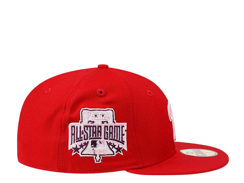 New Era Philadelphia Phillies All Star Game 1996 Shiny Pink Edition 59Fifty Fitted Hat