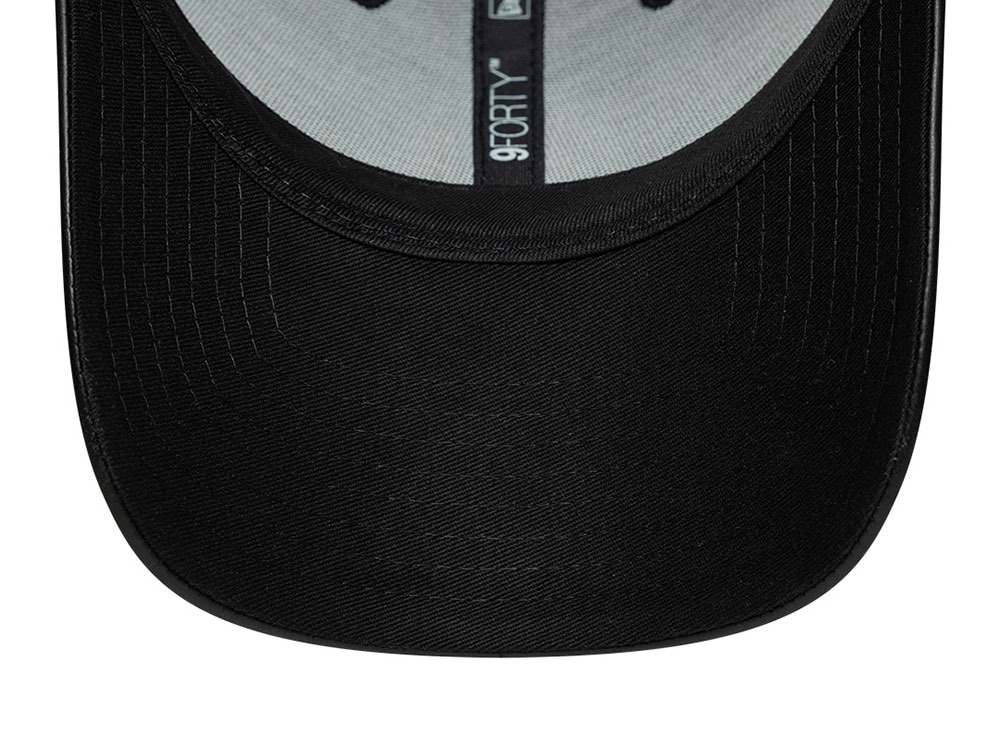 New Era Ac Milan Faux Leather Black Prime Edition 9Forty Adjustable Hat