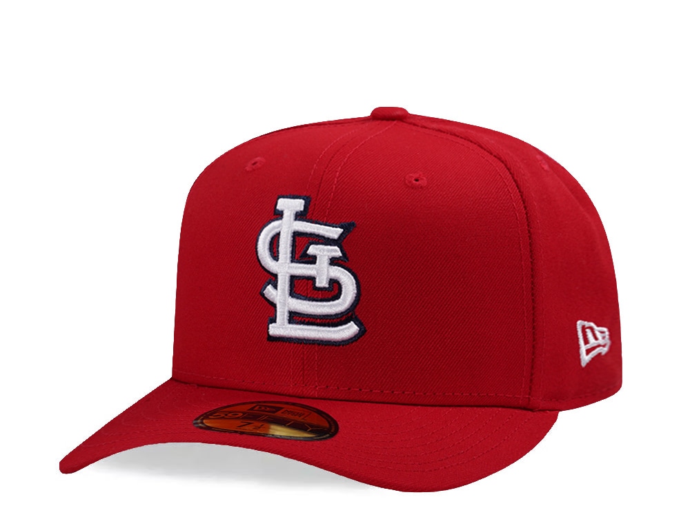 New Era St. Louis Cardinals Scarlet Prime Edition 59Fifty Pre Curved Fitted Hat