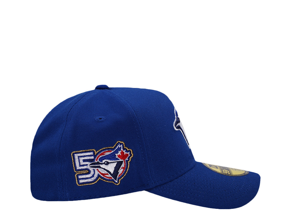 New Era Toronto Blue Jays 50th Anniversary Royal Blue Prime Edition 59Forty A Frame Fitted Hat
