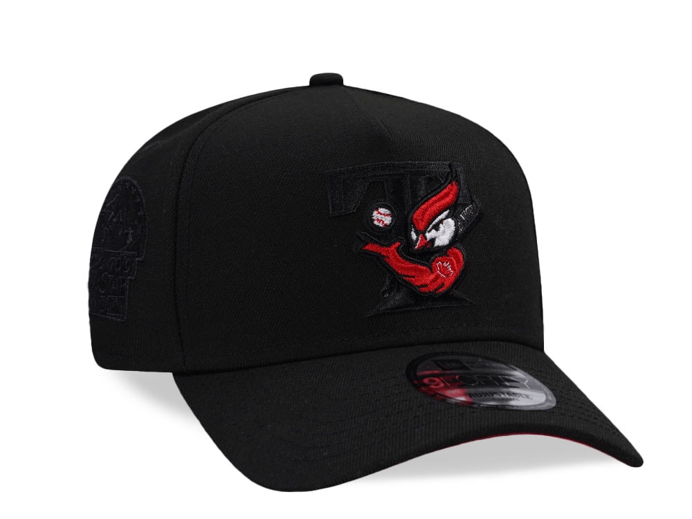 New Era Toronto Blue Jays All Star 1991 Black Out Red Edition 9Forty A Frame Snapback Hat