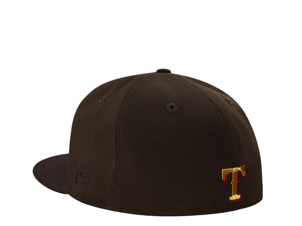 New Era Texas Rangers 40th Anniversary Walnut Two Tone Edition 59Fifty Fitted Hat