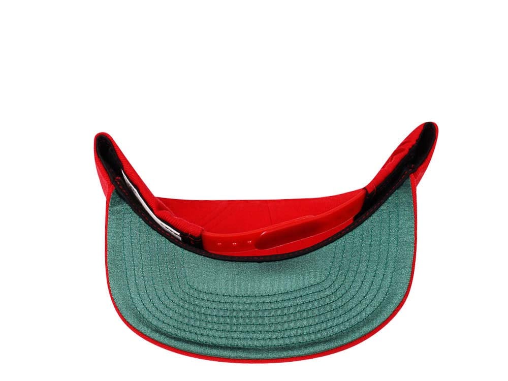 Mitchell & Ness Portland Trail Blazers HWC Zig Zag Satin Undervisor Snapback Hat
