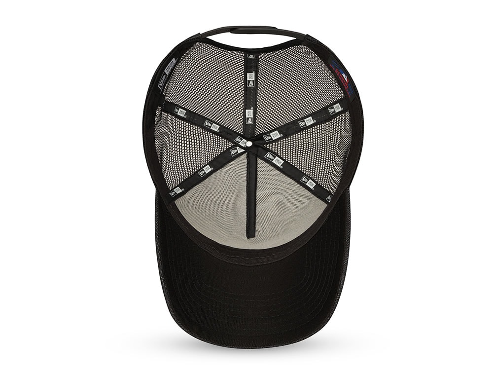 New Era Los Angeles Dodgers Black Graphite A Frame Trucker Snapback Hat