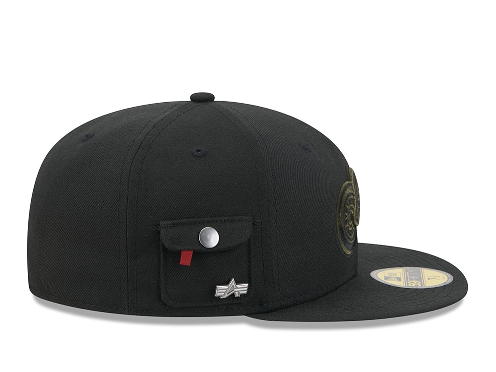 New Era Alpha Industries Detroit Red Wings Navy Prime Edition 59Fifty Fitted Hat
